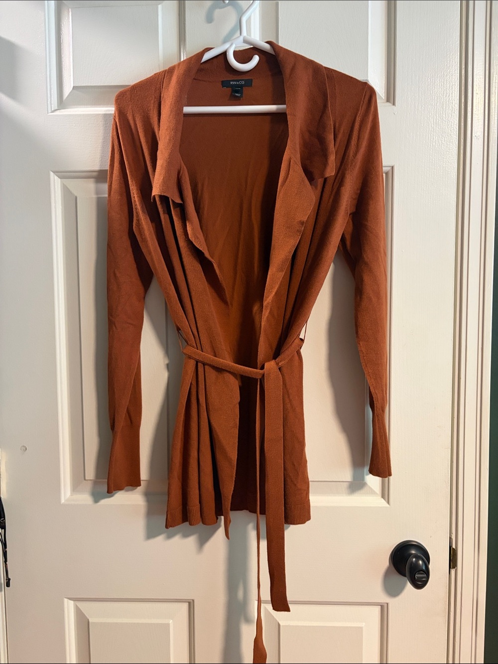 RW&CO. Rust Knit Cardigan (XS)